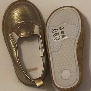 Gymboree flats gold size 5 brand new never worn‎ toddler girls NWOT